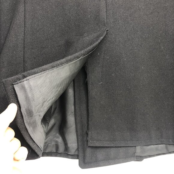 VTG Mens US Navy Coat Overcoat 100% Wool 40R Gold Eagle Buttons Double-breasted - Picture 6 of 12